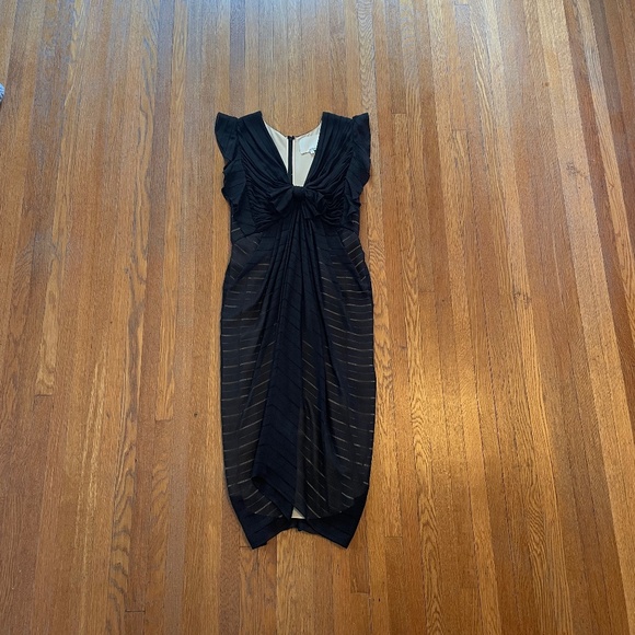3.1 Phillip Lim 100% Silk Black Dress - Picture 1 of 13